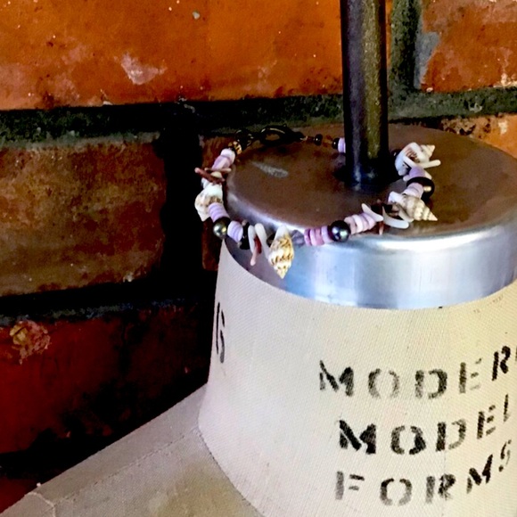 Artisan Lilac Purple Seahorse and Shell Tropical Bracelet - Picture 6 of 7